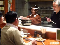 หนังโป๊เอวีญี่ปุ่น แอบเย็ดแม่ค้าสาวในร้านอาหารญี่ปุ่น